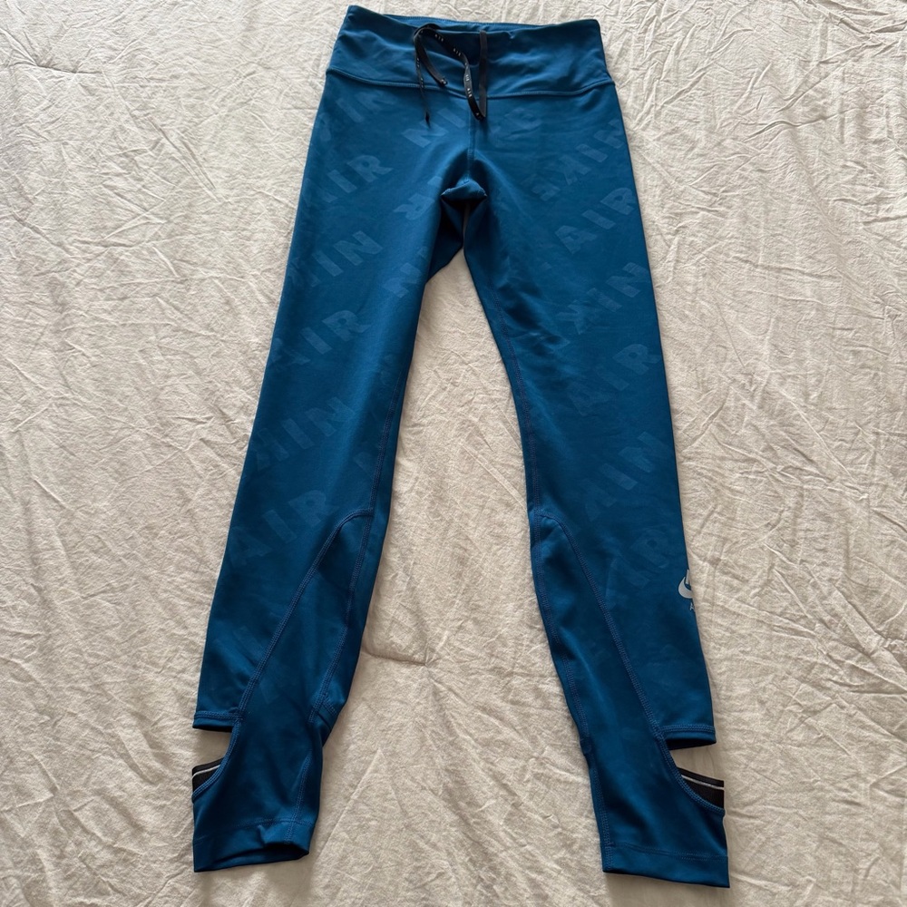 Women’s XS Nike air running blue leggings CJ2149